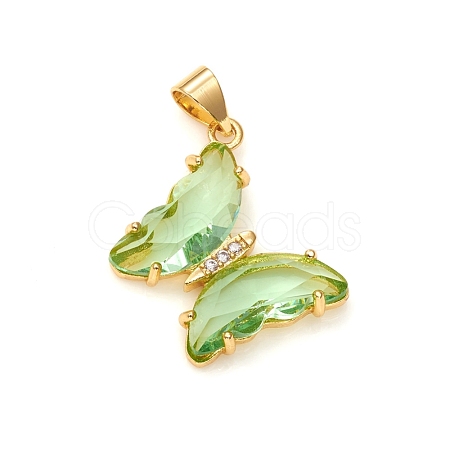 Glass Pendants GLAA-G075-01G-01-1
