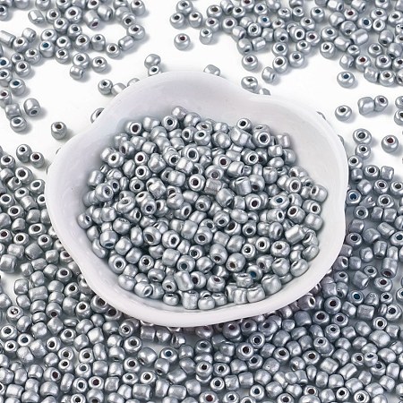 Baking Paint 6/0 Glass Seed Beads X-SEED-S003-K29-1