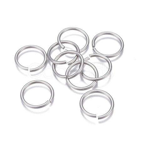 Tarnish Resistant 304 Stainless Steel Open Jump Rings X-STAS-P236-24P-1