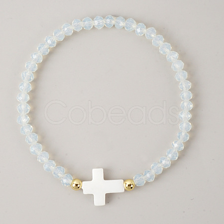 Bohemian Glass Beads Stretch Bracelets LS-KO2121-8-1
