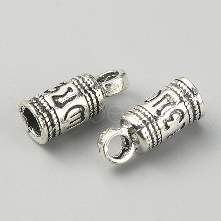 Zinc Alloy Cord End FIND-WH0144-86E-AS-1