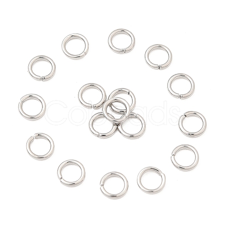 SHEGRACE Brass Open Jump Rings XGR0078P-12P-1