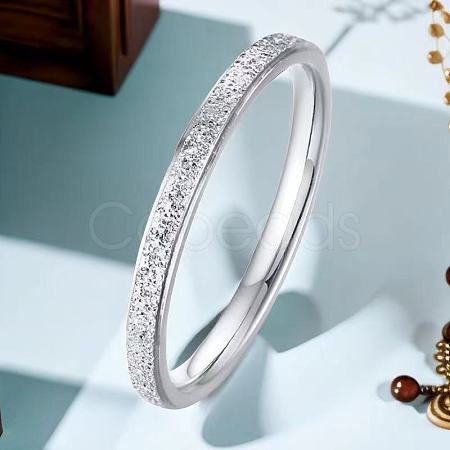 Stainless Steel Plain Band Rings FS-WG75602-154-1