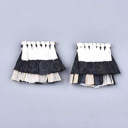 Raffia Tassel Pendant Decoration LS-FIND-T023-17-1