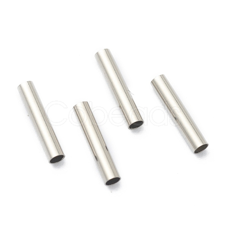 Tarnish Resistant 304 Stainless Steel Tube Beads STAS-H158-A05-P-1