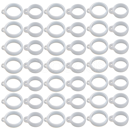 60Pcs 2 Style Silicone Pendant SIL-GF0001-43D-1