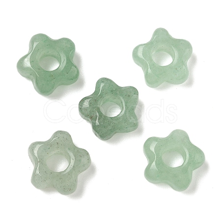 Natural Green Aventurine European Beads G-C252-02H-1