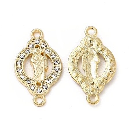 Religion Alloy Connector Charms with Crystal Rhinestone FIND-YW0003-47-1