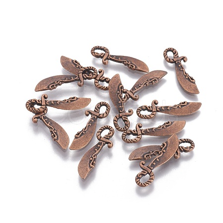 Alloy Pendants EA9105Y-R-1