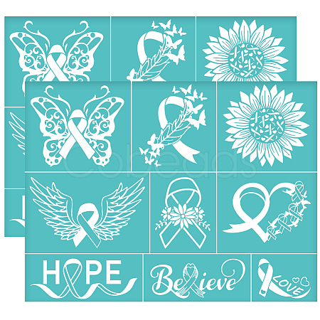 Self-Adhesive Silk Screen Printing Stencil DIY-WH0338-156-1