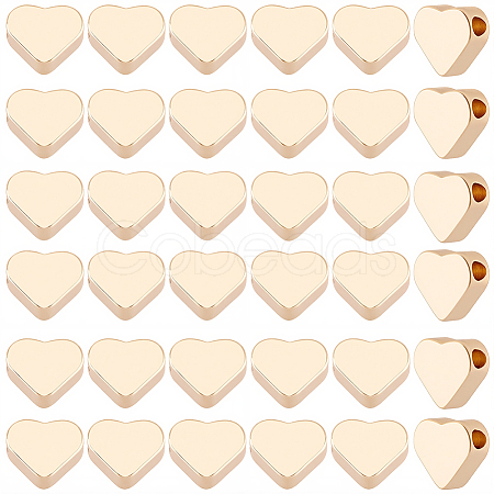 80Pcs Brass Beads KK-BBC0024-06-1
