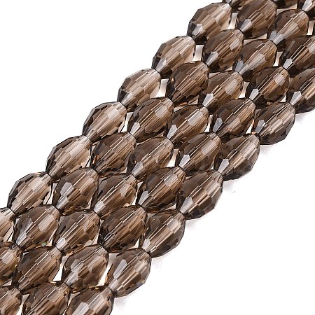 Transparent Glass Beads Strands GLAA-N071-01A-A17-1