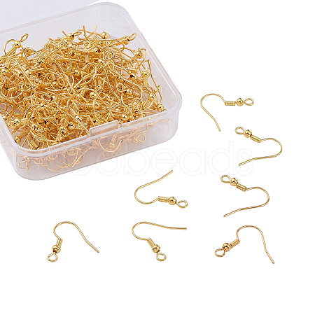 Iron Earring Hooks IFIN-YW0001-07G-1