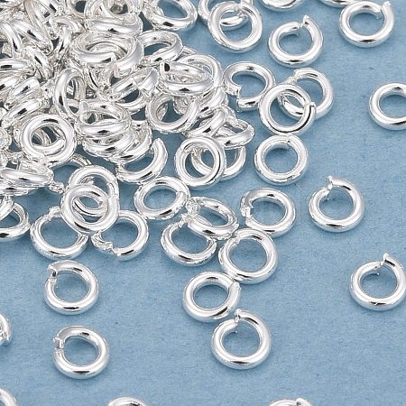 Rack Plating Brass Open Jump Rings KK-O139-18D-S-1
