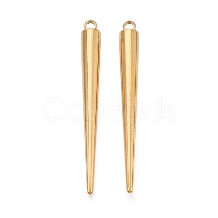304 Stainless Steel Pendants STAS-T075-22D-G-1