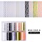 Nail Art Transfer Stickers, Nail Decals, DIY Nail Tips Decoration for Women, Mixed Color, Word, 100x4cm, 10rolls/box