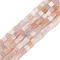 Natural Pink Aventurine Beads Strands, Cube, 3.5x3.5x3.5mm, Hole: 0.7mm, about 110pcs/strand, 15.16''(38.5cm)