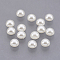 5000pcs ABS Plastic Imitation Pearl Cabochons, Half Round, Beige, 5x2.5mm