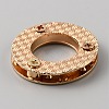 Zinc Alloy Screw-in Grommet Eyelet Findings FIND-WH0156-42B-KCG-2