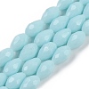 Opaque Solid Color Beads Strands EGLA-N013-P4mm-D11-1