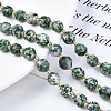 Natural Green Spot Jasper Beads Strands G-N326-100-07-4