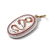 Printing 304 Stainless Steel Pendants STAS-K304-09B-G-2