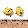 Handmade Porcelain Pendants PR-CBA0027-10G-4