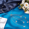 Zinc Alloy Rhinestone Hair Bands OHAR-WH20007-01A-G-4