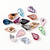 Faceted Teardrop Glass Pointed Back Rhinestone Cabochons X-RGLA-E004-10x6mm-M-1