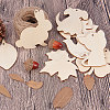 Wood Pendants and Jute Twine DIY-PH0018-13-3