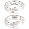 5Pcs 925 Sterling Silver Split Jump Rings STER-BBC0009-45A-7