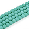 Opaque Glass Beads Strands X-GLAA-T032-P6mm-MD12-1