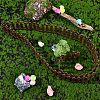 1Pc Wood Fence Ornaments AJEW-SP0003-86-4