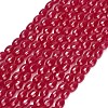 Lab Grown Red Corundum Beads Strands GG-CBAC488-02B-2