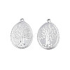 Non-Tarnish 201 Stainless Steel Pendants STAS-T063-188P-3