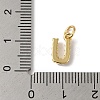 Rack Plating Brass with ABS Plastic Imitation Pearl Charms KK-B092-30U-G-3