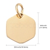 201 Stainless Steel Charms LS-STAS-S105-T626-2-3