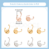 18Pcs 3 Style 304 Stainless Steel Open Cuff Ring Findings STAS-UN0044-28-3