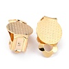 304 Stainless Steel Clip-on Earring Findings STAS-Y001-05G-4