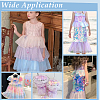 5M Gradient Color Polyester Organza Ribbons SRIB-PH0001-55-5