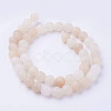 Natural Pink Aventurine Bead Strands G-G735-82-8mm-2