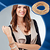 60Pcs Minimalist Steel Spring Chain Stretch Bracelets Set TWIR-UN0001-12KCG-6