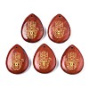 Natural Red Jasper Pendants G-T122-73K-1