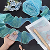 1Pc Polyester Pleated Lace Trim OCOR-GA0002-67C-3