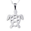 Non-Tarnish 201 Stainless Steel Pendants Necklaces NJEW-S105-JN691-45-1-1