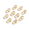 Brass Screw Carabiner Lock Charms KK-T047-08-2