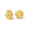 Brass Micro Pave Cubic Zirconia European Beads KK-U067-08G-06-1