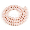 Opaque Solid Color Glass Beads Strands GLAA-ZX008-8mm-18H-2
