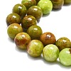 Natural Green Opal Beads Strands G-K245-A17-A05-3
