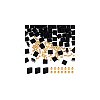 1 Strand Rectangle Natural Black Onyx(Dyed & Heated) Beads Strands G-NB0005-54B-7